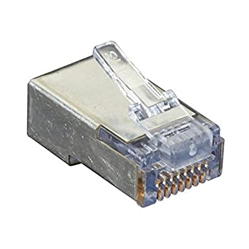 【中古】【輸入品・未使用】SHIELDED CAT5E EZ-RJ45 MODULAR PLUGS, 100-PACK｜スカイマーケットプラス