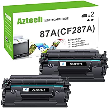 【中古】【輸入品・未使用】AZTECH 9?KページYield高イールドブラックトナーカートリッジReplaces HP 87?A cf287?a used forプリンタHP LaserJet Enterprise m506?m506