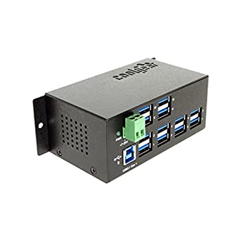 【中古】【インポート品・未当て嵌める】12?- Port USB 3.1?gen1金属元素こしきW / 15キロボルト ESDサルゼ保護することとDINレールマウントキット