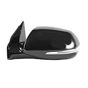 【中古】【輸入品・未使用】フィットシステム ドライバ サイドミラー Hyundai サンタフェ用 ブラック PTM カバー付き ターンシグナル付き 折りたたみ式 スポーツモデルには｜スカイマーケットプラス