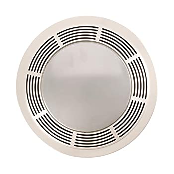 【中古】【輸入品・未使用】NuTone 8664RP Designer Fan and Light with Round White Grille and Glass Lens, 100 CFM 3.5 Sones by Broan｜スカイマーケットプラス