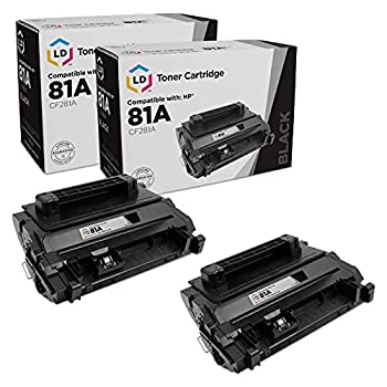 【中古】【インポート品・未当て嵌める】LD Products HP 81A CF281A トナーカートリッジ 取り替えっこ用 HP Laserjet Enterprise用 Flow MFP M630z M604dn M604n M605dh M605dn M605n M605x M606 プリンター・FAX用インク-パソコン・周辺機器