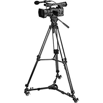 【中古】【インポート品・未当て嵌める】Magnus VT-4000 映像媒体三脚取り合わせ \u0026 ユニバーサル三脚ドリーキット