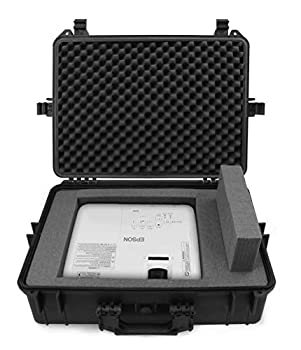 【中古】【インポート品・未当てはめる】CASEMATIX 雨合羽映写機容れもの ハードシェルプロジェクターバッグ エプソンホームシネマ2100 \u0026 2150に相応う 防御すること質問用紙室内装飾 南京錠輪っか