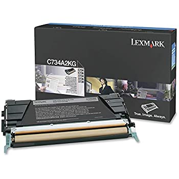【中古】【インポート品・未当て嵌める】Lexmark - toner cartridge - black (C734A2KG) - by Lexmark