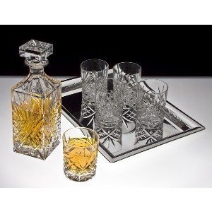 【中古】【輸入品・未使用】25649?Decanter and 6ダブルオールドファッションメガネW /トレイ｜スカイマーケットプラス