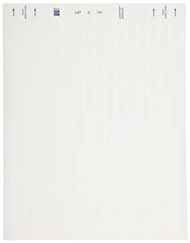 【中古】【インポート品・未当てはめる】Brady LAT-2-747-10 0.375 Width x 0.375 Height, B-747 Permanent Polyester, Matte Finish White Lasertab Laser Printable Label by Brady