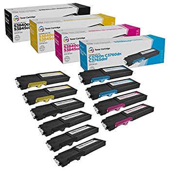【中古】【インポート品・未当て嵌める】LD取り替えっこAlternative for Dell c3760dn / c3760?N / c3765nfの仕掛ける10トナーカートリッジ: 4黒いこと331???8429、2シアン331???8432、2マ