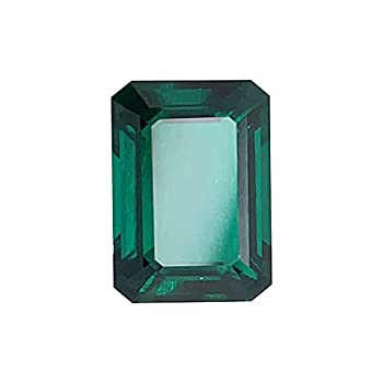 【中古】【インポート品・未当て嵌める】Mysticdrop 5.56-7.30カラット 14x10粍 AAA エメラルド撥ねのける ロシア帝国人工エメラルド (1個) ルースジェムストーン