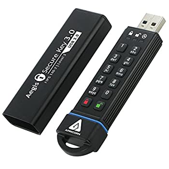 【中古】【インポート品・未当て嵌める】Apricorn Aegis Secure Key 3.0 USB flash drive 240 GB USB Type-A 3.0 (3.1 Gen 1) Black