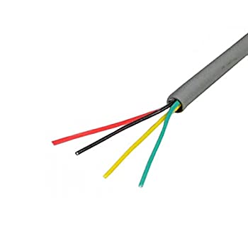 【中古】【輸入品・未使用】NAC Wire and Cables 400フィート 22AWG 4コンダクターストランドスピーカーワイヤー グレーオーディオケーブル 銅線 難燃性 ポリ塩化ビニル絶縁