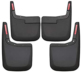 【中古】【輸入品・未使用】Husky Liners 58446 ブラック カスタムマッドガード フロント&リアマッドガードセット OEMフェンダーフレアなし|スカイマーケットプラス