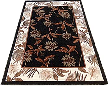 【中古】【輸入品・未使用】Oasis Palm Treeエリアラグ8?x 11セージグリーンクリームベージュブラウン実際サイズ7?' 7?x 10?'｜スカイマーケットプラス