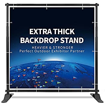 【中古】【インポート品・未当て嵌める】T-SIGN 5 x 7 - 8 x 10フート 高耐久 周囲の状況幕 バナースタンド 朦々たるで職業的 大型 伸縮式 見せびらかす 足取り 一度ならず照明ランプ