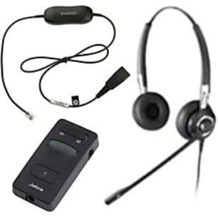 【中古】【インポート品・未当て嵌める】Jabra Biz 2400 Duo NC バンドル繋がり 850 と Biz 2400 御徒面子付き添い人 P/N 240982-850-119