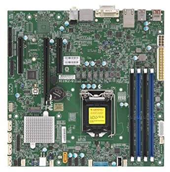 【中古】【輸入品・未使用】Supermicro マザーボード MBD-X11SCZ-Q-O Core i7/i5/i3 S1151 Q370 64GB PCI Express 95W uATX リテール