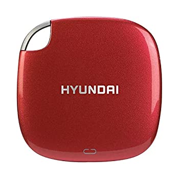 【中古】【輸入品・未使用】HYUNDAI (ヒュンダイ) 2TB 外付けSSD - ウルトラポータブルデータストレージ 外付けSSD - Candy Apple Red ストレージドライブ - USB-C/USB-A デ画像