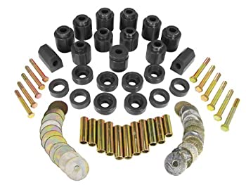 【中古】【輸入品・未使用】Prothane 1-113-BL ブラック 1インチ リフトボディマウント YJ用