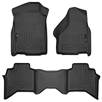 【中古】【輸入品・未使用】ハスキーライナーフロント& 2?ndシート床ライナーFits 09???17?Ram 1500?Quad Cab