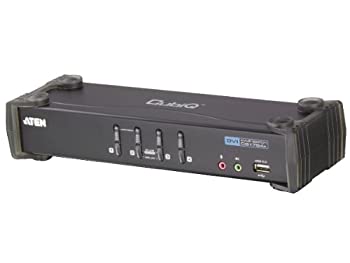 【中古】【輸入品・未使用】Aten cs1764?a Cubiq???KVM /オーディオスイッチ???USB???4?x KVM /オーディオ???1ローカルユーザ???デスクトップ|スカイマーケットプラス