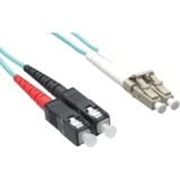【中古】【インポート品・未当てはめる】AXIOM LC/SC MULTIMODE DUPLEX OM4 50/125 FIBER OPTIC CABLE 100M