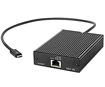 【中古】【インポート品・未当て嵌める】Sonnet Technologies SOLO10G-結核症3 Solo 10G - Thunderbolt3繋ぎ合わせる 10GbE取り替えっこアダプタ