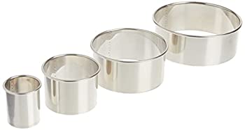 【中古】【輸入品・未使用】Ateco 4 Piece Stainless Steel Round Cutter Set by Ateco｜スカイマーケットプラス