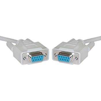 【中古】【輸入品・未使用】DB9 Female Serial Cable, DB9 Female, UL rated, 9 Conductor, 1:1, 25 foot