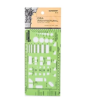 【中古】【輸入品・未使用】アルビン33RテンプレートCBA Architecturial