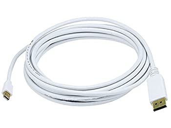 【中古】【インポート品・未当てはめる】Monoprice 15?フィート 32?AWG Mini DisplayPort to DisplayPort有線テレビ???白いこと 15 Feet 106009