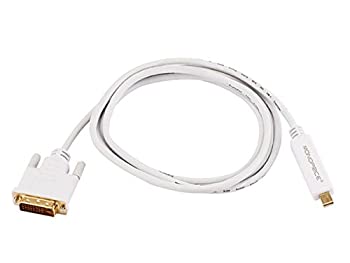 【中古】【輸入品・未使用】Monoprice 約1.8m（6フィート）32AWG Mini DisplayPort to DVI ケーブル - ホワイト