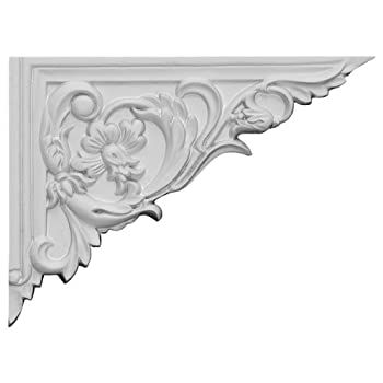 【中古】【輸入品・未使用】Ekena Millwork SB08X06FL-R 8 5/8-Inch W by 6 1/4-Inch H by 5/8-Inch D Flower Stair Bracket, Right [並行輸入品]｜スカイマーケットプラス