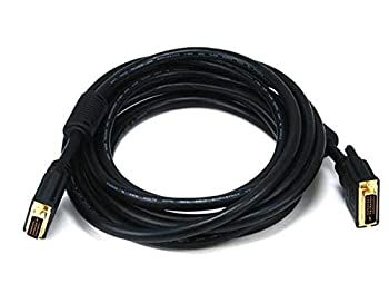 【中古】【輸入品・未使用】Monoprice 102760?15-feet 28?AWG cl2デュアルリンクDVI - Dケーブル???ブラック 15ft 102760