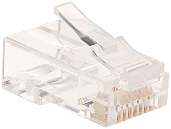 【中古】【輸入品・未使用】Monoprice Cat6プラグ ソリッド W/Insert 50U 100ピース／バッグ