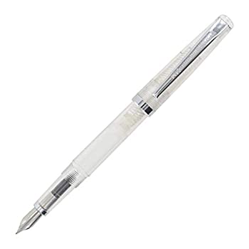 【中古】【輸入品・未使用】Noodlers 万年筆 しなやかなペン先 ピストン充填 透明 デモ