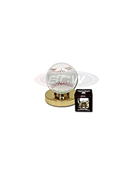 【中古】【輸入品・未使用】2ラウンドプラスチック野球ホルダーwithゴールドベース(ボール保護)???2ホルダー