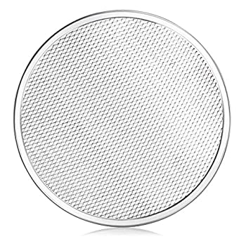 【中古】【輸入品・未使用】New Star Foodservice 50677 レストラングレード アルミニウム ピザベーキングスクリーン シームレス 12インチ
