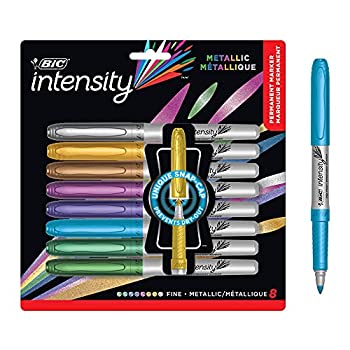 【中古】【輸入品・未使用】BIC Marking Permanent Marker, Metallic, Fine Point, Assorted Colors, 8-Count｜スカイマーケットプラス