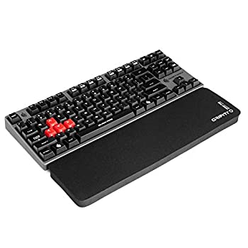 【中古】【インポート品・未当て嵌める】Grifiti 厚型 商品目録パッド 14in 黒いこと (10x35x1.9糎) 鍵盤用 リストレスト