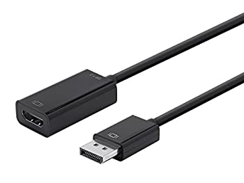 【中古】【輸入品・未使用】Monoprice Monoprice DisplayPort 1.2a to 4K HDMI Active Adapter, Black