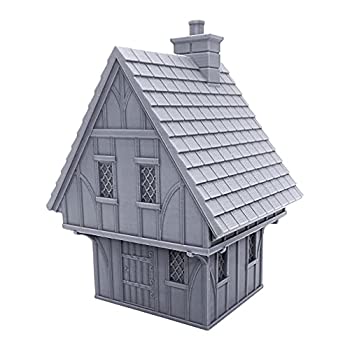 【中古】【輸入品・未使用】Cottage, Terrain Scenery for Tabletop 28mm Miniatures Wargame, 3D Printed and Paintable, EnderToys｜スカイマーケットプラス