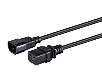 【中古】【輸入品・未使用】Monoprice 電源コード 6フィート ブラック IEC 60320 C19 IEC 60320 C14 16AWG 10A Sjt 100-250V