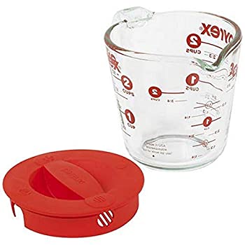 【中古】【インポート品・未当て嵌める】パイレックス【PYREX】 大リーグ優勝杯 500ml（2Cup）蓋付き添い人 その他-キッチン用品・食器・調理器具