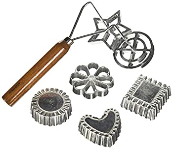 【中古】【輸入品・未使用】Norpro スウェーデン語 ロゼット クッキー & timbale ペストリー セット 6 カビ|スカイマーケットプラス