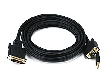 【中古】【輸入品・未使用】12?ft 28?AWG VGA & USB (Aタイプ) to m1-d (P & D)ケーブル???ブラック[エレクトロニクス]｜スカイマーケットプラス 10,400円