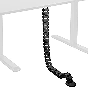 【中古】【輸入品・未使用】VIVO Vertebrae ケーブル管理キット 高さ調節可能 デスククアッドエントリーワイヤーオーガナイザー DESK-AC01C