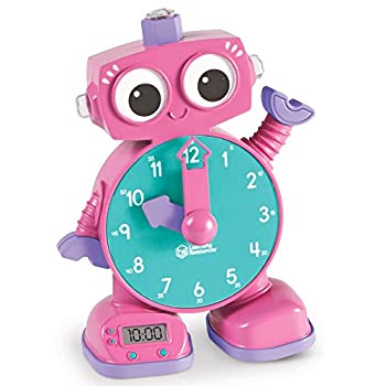 【中古】【輸入品・未使用】ラーニング リソーシズ (Learning Resources) 英語 おしゃべり 時計 Tock the Learning Clock Pink LER2385-P 正規品