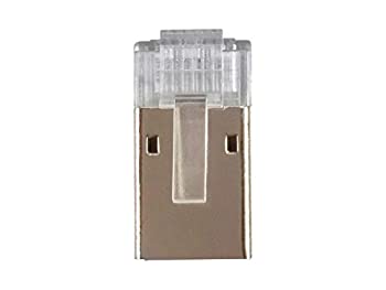 【中古】【輸入品・未使用】Monoprice 8P8C シールドRJ45プラグ Cat6aイーサネットケーブル用インサート付き 25個/pk8P8CシールドRJ45プラグ Cat6aイーサネットケーブル用イ