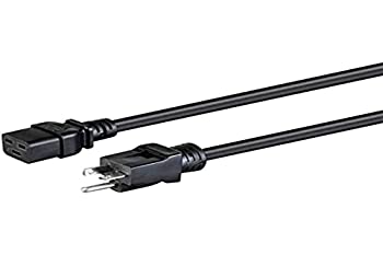 【中古】【輸入品・未使用】Monoprice 高耐久延長コード 6フィート ブラック IEC 60320 C19 NEMA 5-20P 12AWG 20A Sjt 125V