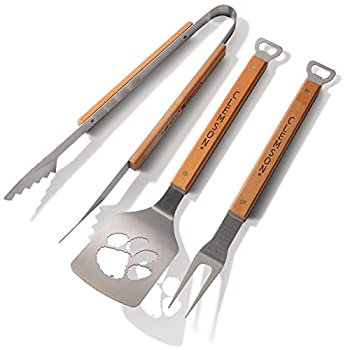【中古】【輸入品・未使用】(Clemson Tigers) - SPORTULA 3-PIECE BBQ SET - CLEMSON TIGERS